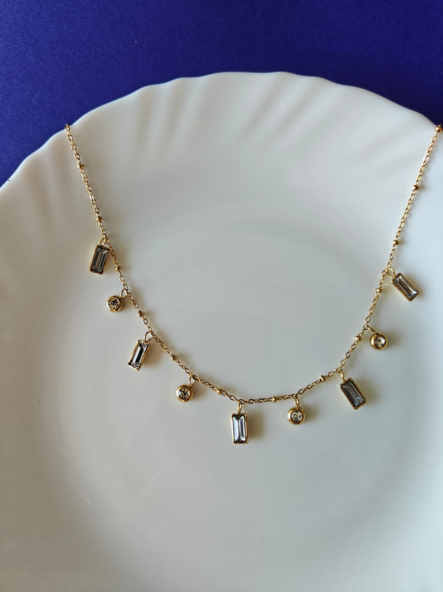 CHARM GOLD CHAIN X4 7M'