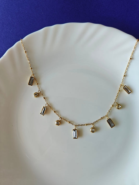 CHARM GOLD CHAIN X4 7M'