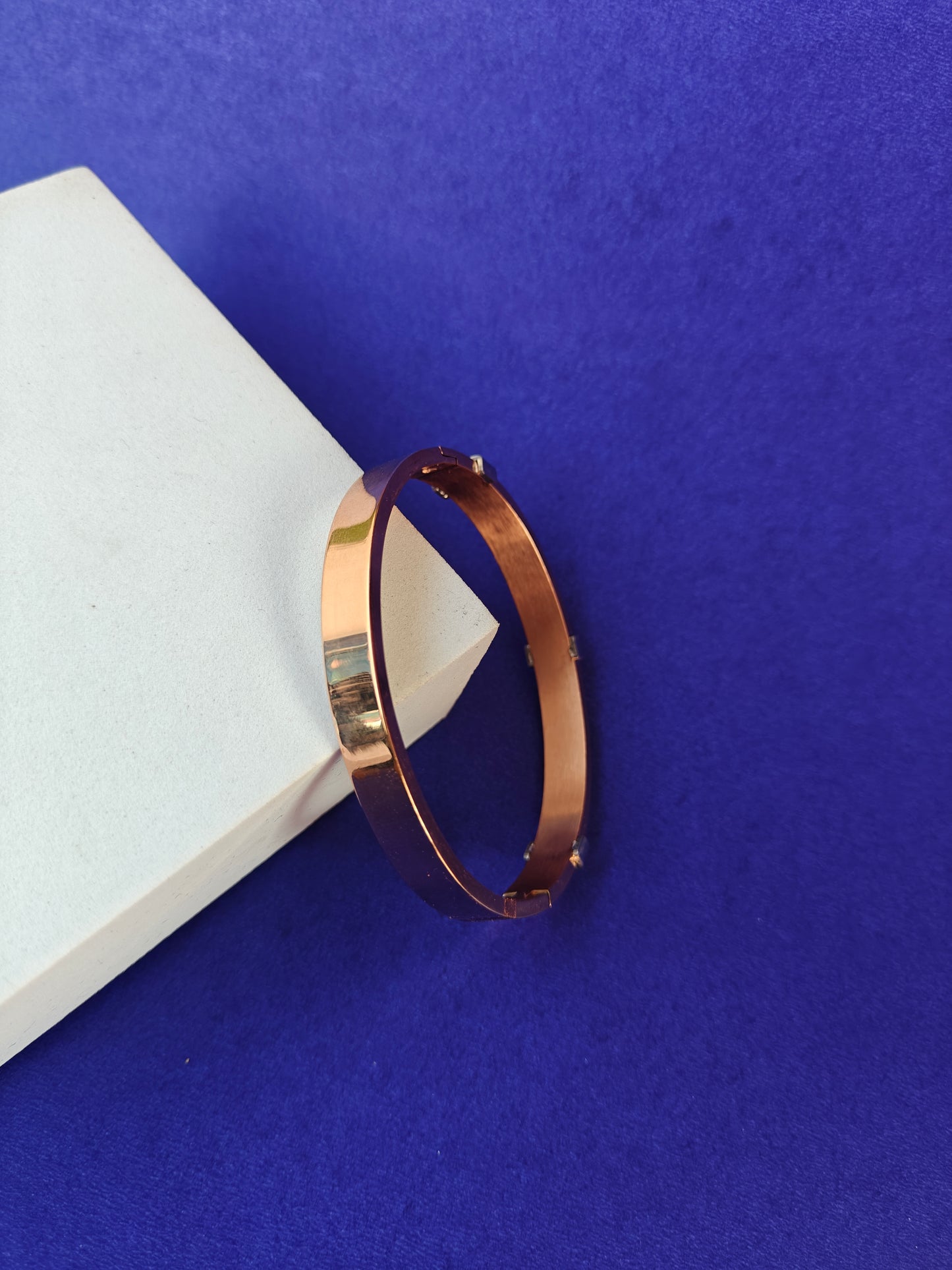 UNISEX KADA ROSEGOLD BLACK BRACELET xx2