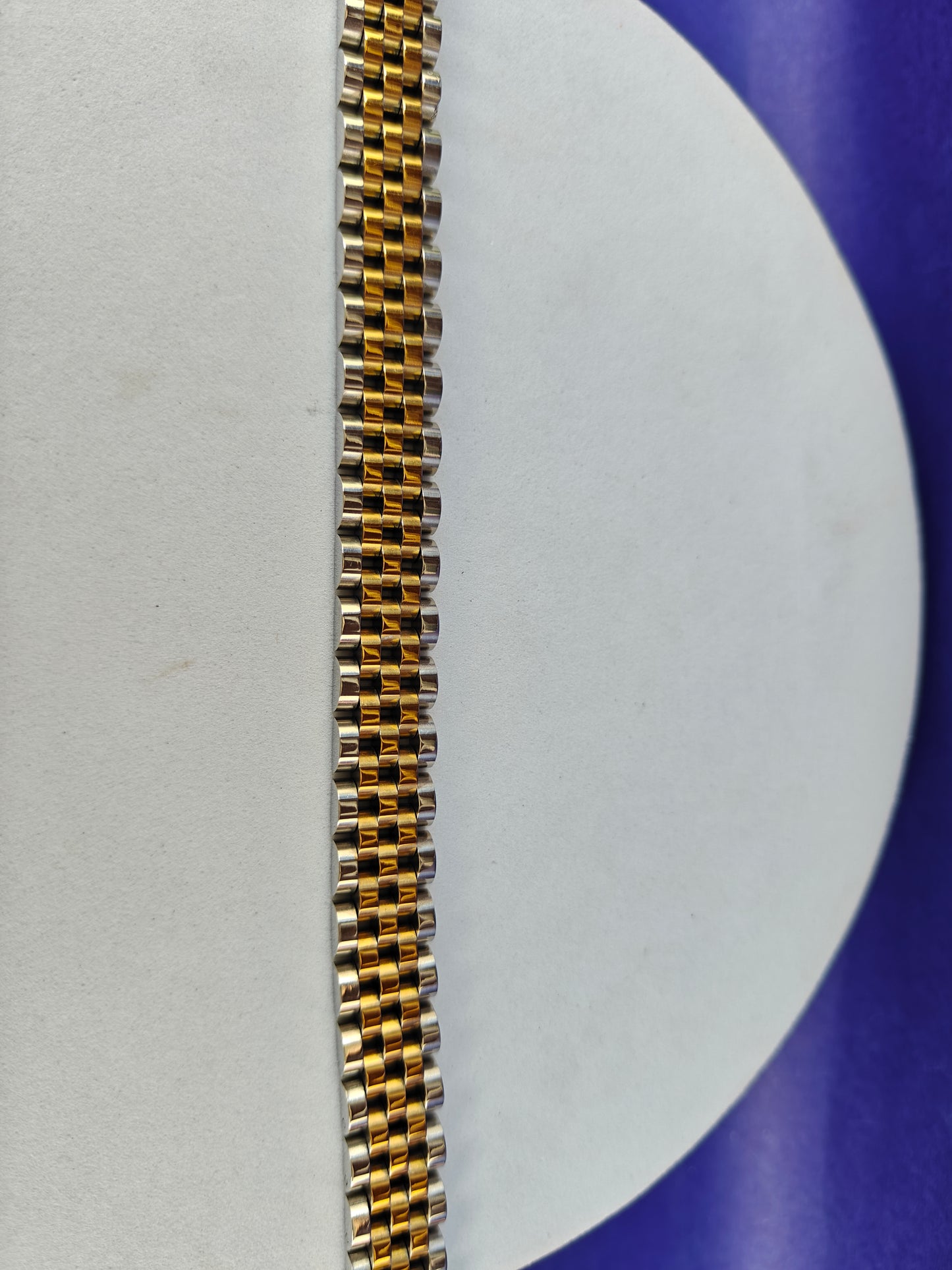 MENS GOLD SILVER CHAIN BRACELET D