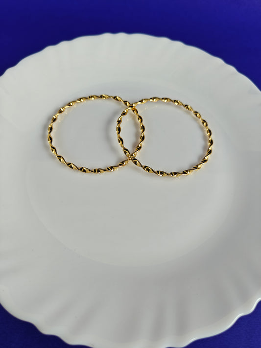 GOLD BANGLES