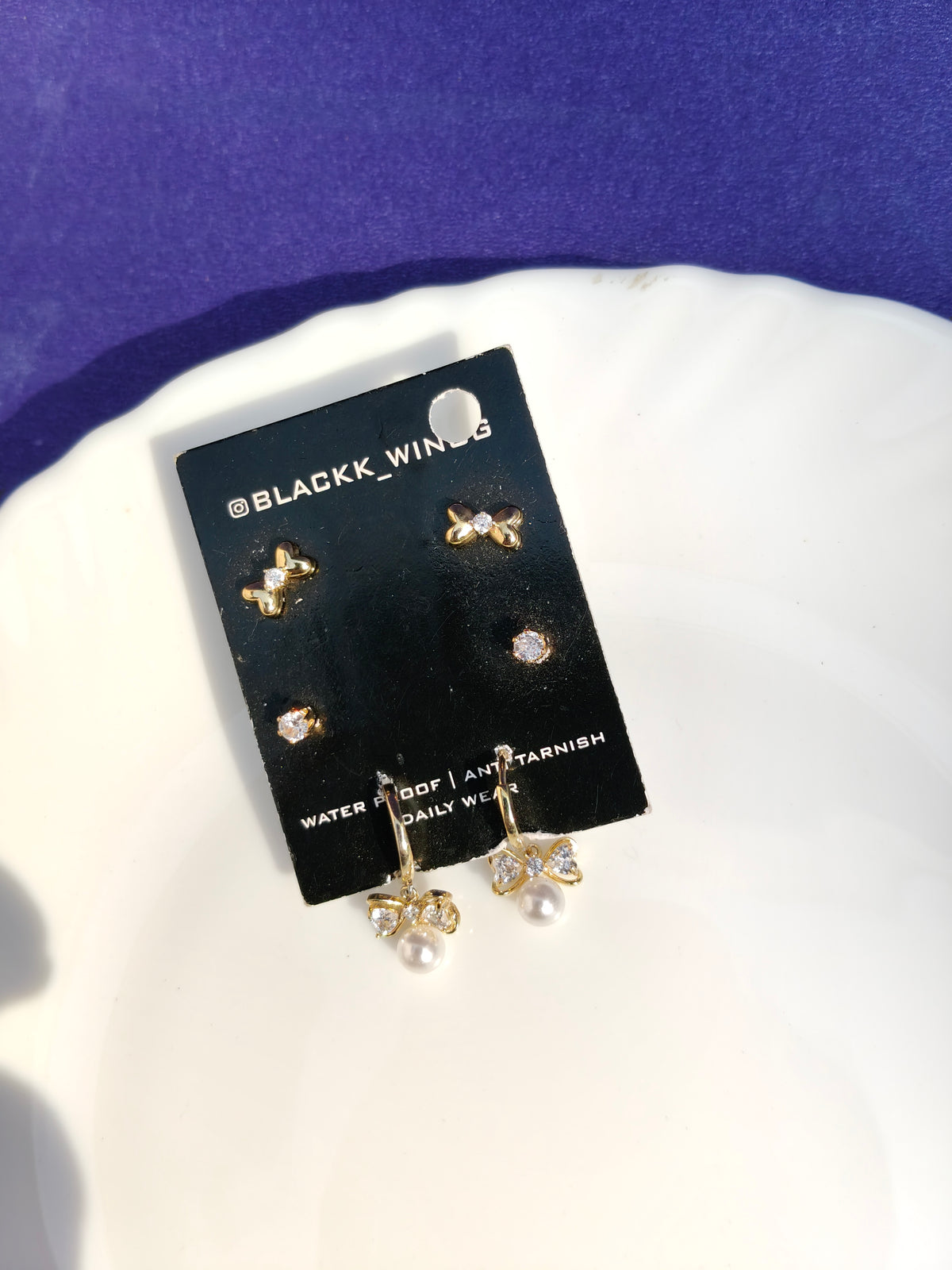 GOLD COMBO EARRING 2A Y