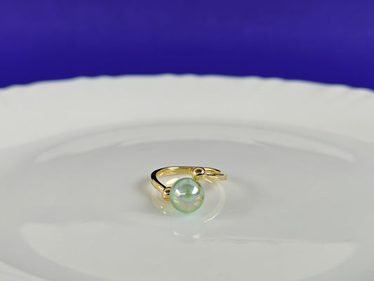 ADJUSTABLE GOLD RING X