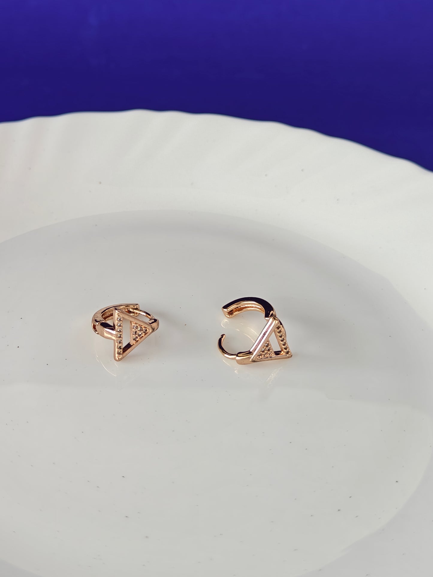 ROSEGOLD EARRING 2N BX.