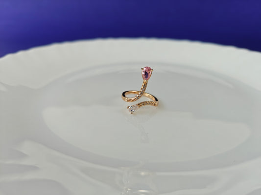 ADJUSTABLE ROSEGOLD RING X