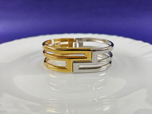 GOLD SILVER BRACELET X