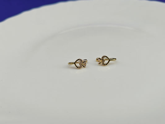 18 K PLATED MULTI USE GOLD NOSEPIN/EARCUFF SINGLE