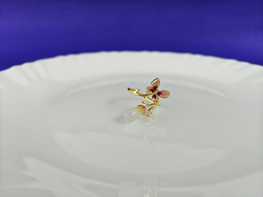 GOLD  ADJUSTABLE RING X