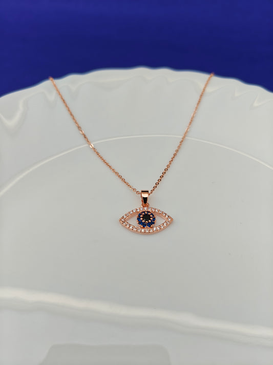 ROSEGOLD EVIL EYE C E1 X