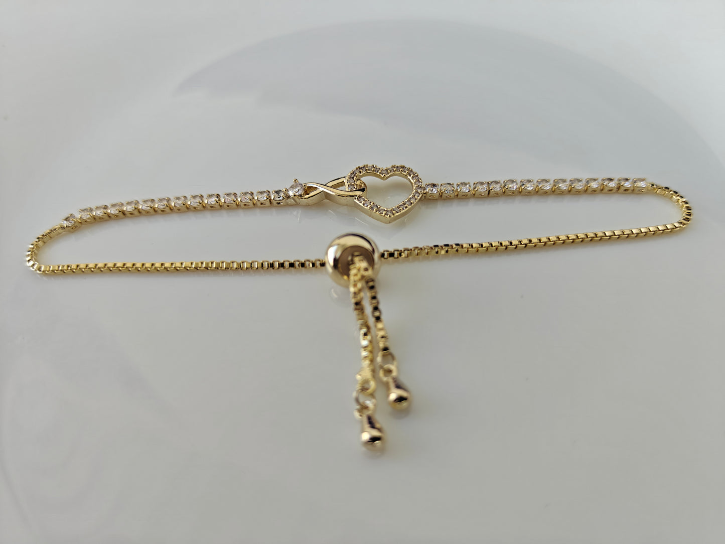 ADJUSTABLE GOLD CHAIN BRACELET F2 A1