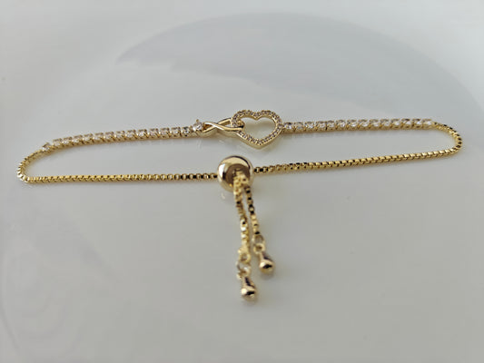 ADJUSTABLE GOLD CHAIN BRACELET F2 A1