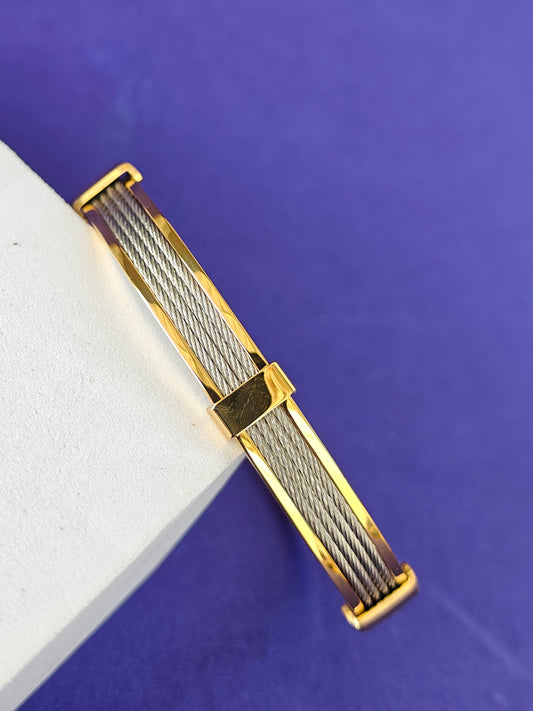 UNISEX KADA GOLD WITH SILVER BRACELET