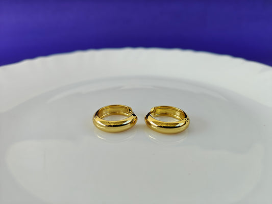 GOLD EARRING  8Q T7 X