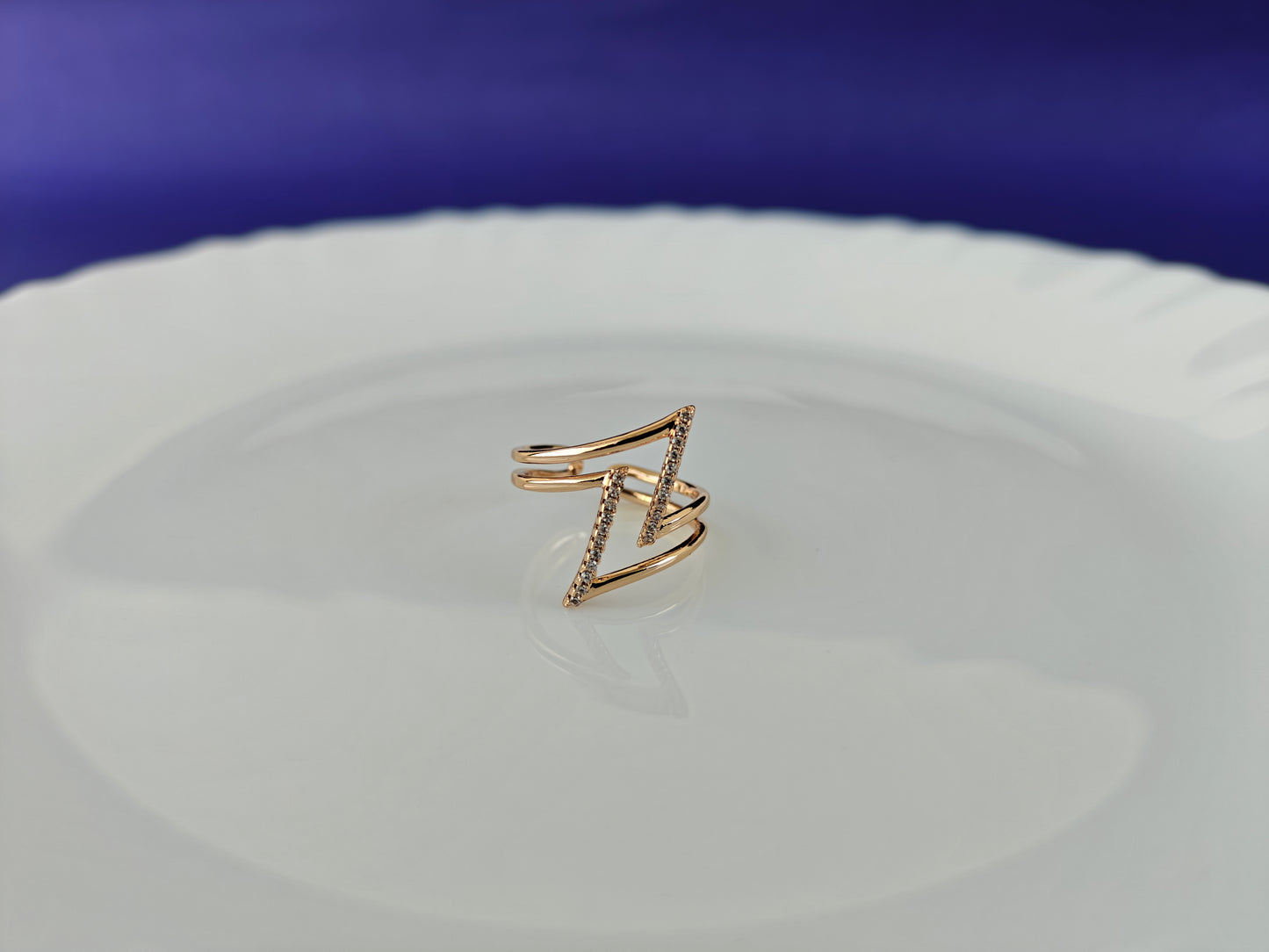 ADJUSTABLE ROSEGOLD RING X