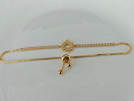 ADJUSTABLE GOLD CHAIN BRACELET C A1