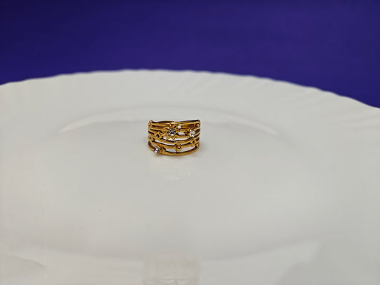 GOLD  ADJUSTABLE RING xx