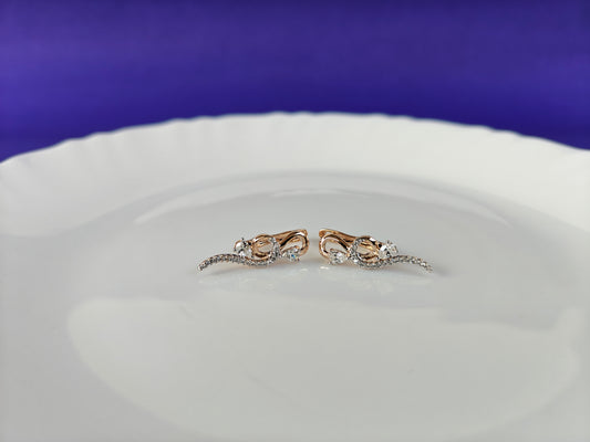 ROSEGOLD EARRING 9E BT2 X